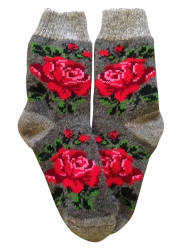 Kuschelsocken aus Schafwolle S34